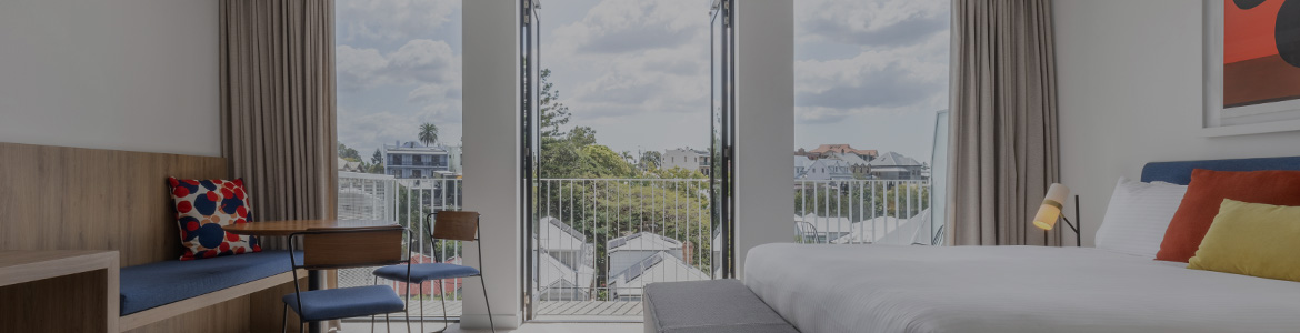 Room with floor to ceiling windows